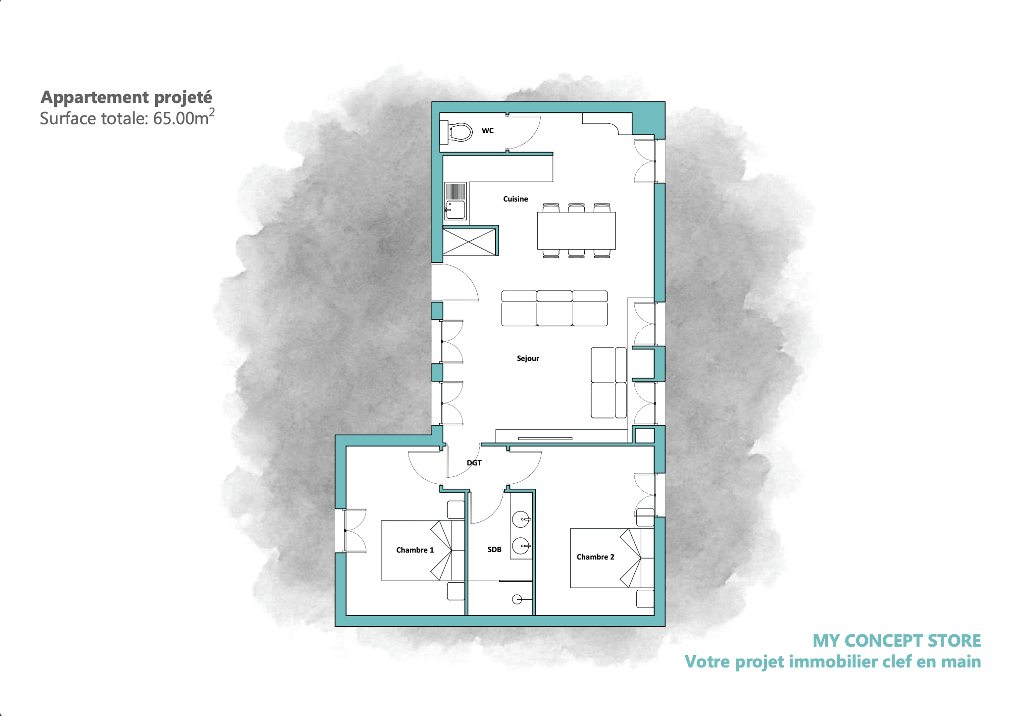 Propriété à 131 Passage du Caire